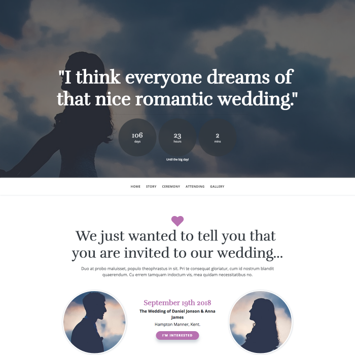 index-wedding page thumbnail